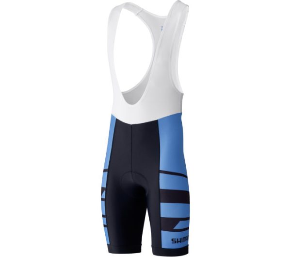 HLAČE KRATKE SA TREGERIMA SHIMANO TEAM MODRE (SS18)
