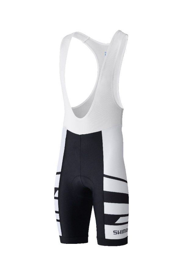 HLAČE KRATKE SA TREGERIMA SHIMANO TEAM BIJELE (SS18)