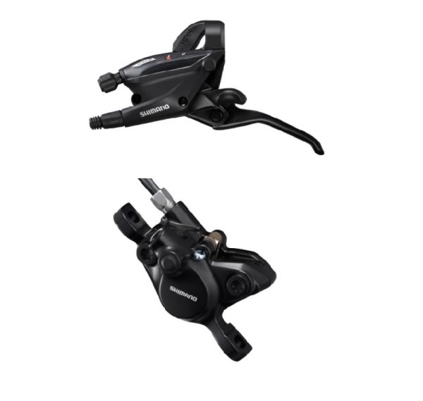 KOČNICA DISK SASTAVLJENA SET SHIMANO ST-EF505(2L), BR-MT200(F), ZA POST MOUNT,RESIN PLOČICE,UKLJ. OLIVU I INSERT,1000MM BUŽIR (SM-BH59-SS CRN),600MM SP41 OUTER,IND.PACK