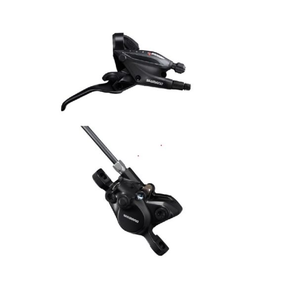 KOČNICA DISK SASTAVLJENA SHIMANO ST-EF505(7R), 7 BRZINA, BR-MT200(R), BEZ ADAPTERA, RESIN PLOČICE, UKLJ. OLIVU I INSERT, 1700MM BUŽIR (SM-BH59-SS CRN), 600/300MM SP41, IND.PACK