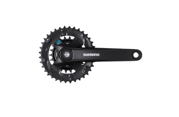 POGON SHIMANO FC-M315-B2, ZA STRAŽNI 7/8 BRZINA, 175MM, 36-22Z BEZ ŠTITNIKA, UKLJ. VIJAK, CHAIN CASE NIJE KOMPATIBILNO, ZA CHAIN LINE 51.7MM, CRN, IND.PACK