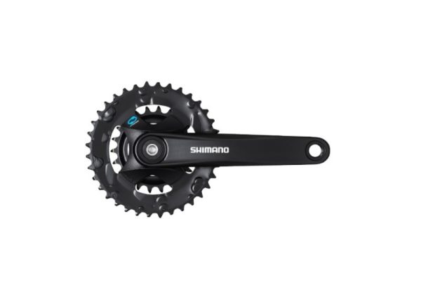 POGON SHIMANO FC-M315-2, ZA STRAŽNI 7/8 BRZINA, 170MM, 36-22Z BEZ ŠTITNIKA, UKLJ. VIJAK, CHAIN CASE NIJE KOMPATIBILNO, ZA CHAIN LINE 48.8MM, CRN, IND.PACK