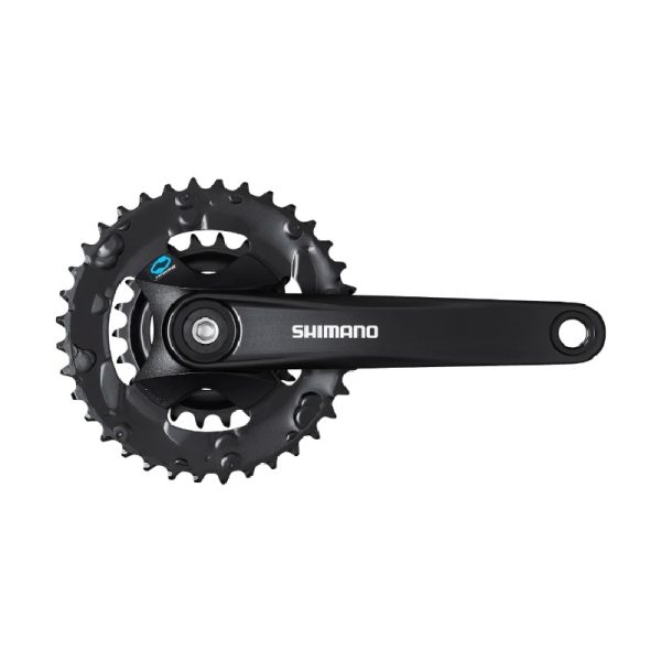 POGON SHIMANO FC-M315-2, ZA STRAŽNI 7/8 BRZINA, 175MM, 36-22Z BEZ ŠTITNIKA, UKLJ. VIJAK, CHAIN CASE NIJE KOMPATIBILNO, ZA CHAIN LINE 48.8MM, CRN, IND.PACK