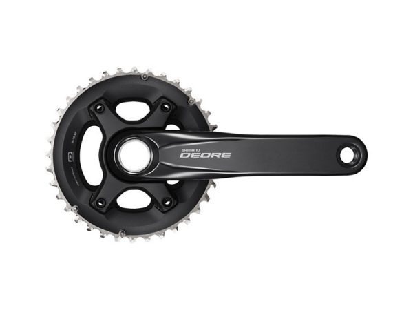 POGON SHIMANO DEORE FC-M6000-2, ZA STRAŽNJI 10 BRZINA, IZ 2 DIJELA, POLUGA 175MM, 34-24Z BEZ ŠTITNIKA, BEZ DIJELOVA OSOVINE POGONA, IND.PACK