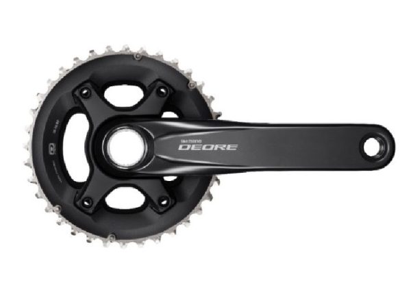 POGON SHIMANO DEORE FC-M6000-2, 38X28Z, POLUGA 175MM, ZA STRAŽNJI 10 BRZINA, IZ 2 DIJELA, BEZ ŠTITNIKA, BEZ BB DIJELOVA, IND.PACK