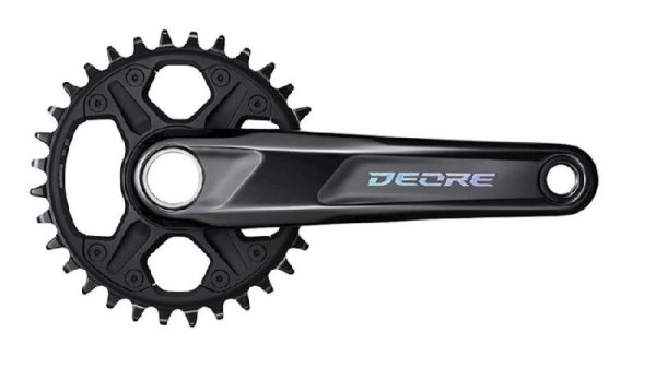 POGON SHIMANO, FC-M6100-1, DEORE, ZA IZA 12-BRZINA, 2-PCS FC, 175MM, 32T W/O CG, W/O BB PARTS, FOR CHAIN LINE 52MM, IND.PACK