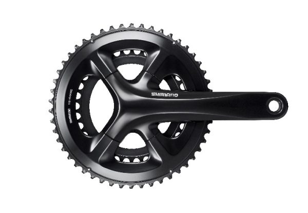 POGON SHIMANO 105 FC-RS510, 50X34Z, POLUGA 172.5MM, ZA STRAŽNJI 11 BRZINA, IZ 2 DIJELA, BEZ ŠTITNIKA, BEZ OSOVINE POGONA, CRN, IND.PACK
