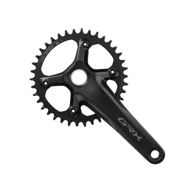 POGON SHIMANO, FC-RX610-1, GRX, FOR REAR 12-SPEED, 2-PCS FC, 170MM, 38T W/O CG, W/O BB PARTS, IND.PACK