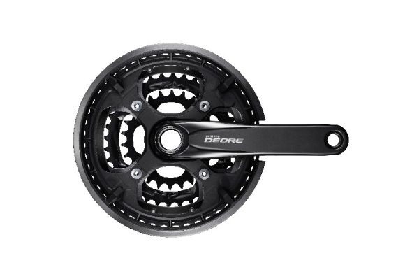 POGON SHIMANO DEORE FC-T6010, 48X36X26Z, POLUGA 170MM, ZA STRAŽNJI 10 BRZINA, IZ 2 DIJELA, ŠTITNIK, BEZ BB DIJELOVA, CHAINCASE KOMPATIBILNO, CRN, IND.PACK