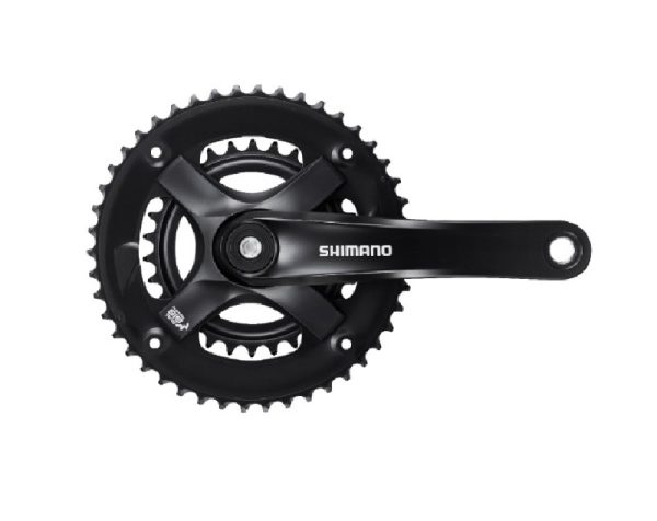 POGON SHIMANO FC-TY501-2, ZA STRAŽNI 7/8 BRZINA, 170MM, 46-30Z BEZ ŠTITNIKA, UKLJ. VIJAK, CHAIN CASE NIJE KOMPATIBILNO, CRN, IND.PACK