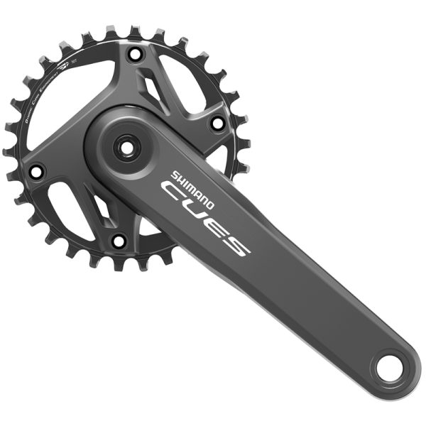 POGON SHIMANO, FC-U6000-1, CUES, FOR REAR 9/10/11-SPEED, 2-PCS FC, 170MM, 30T W/O CG, W/O BB PARTS, CHAIN CASE NOT COMPATIBLE, IND.PACK