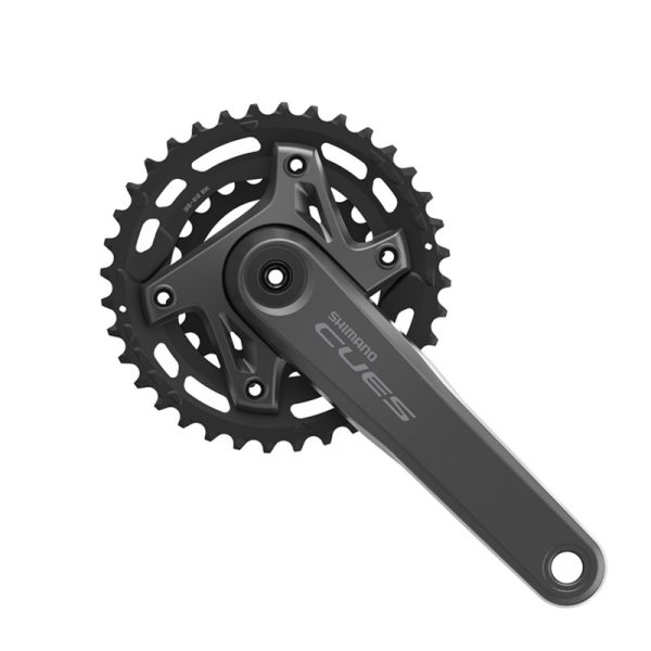 POGON SHIMANO, FC-U6000-2B,CUES, FOR REAR 9/10/11-SPEED,2-PCS FC,170MM,36-22T W/O CG, W/O BB PARTS, CHAIN LINE 3MM OUTBOARD, IND.PACK