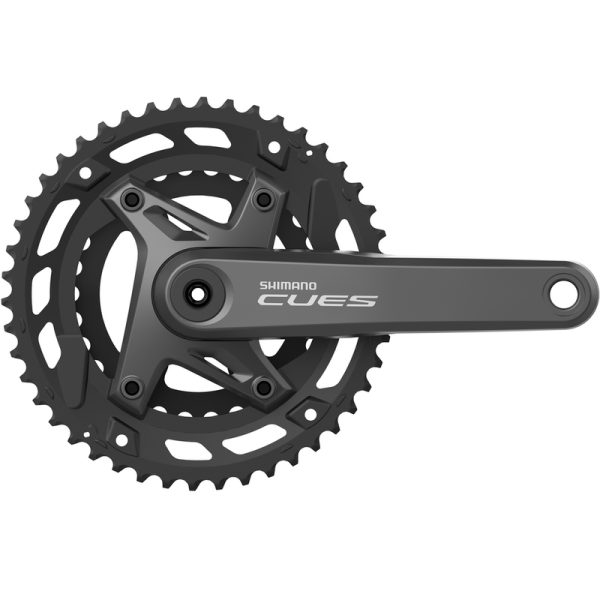 POGON SHIMANO, FC-U6000-2, CUES, FOR REAR 9/10-SPEED, 2-PCS FC, 175MM, 46-30T W/O CG, W/O BB PARTS, CHAIN CASE COMPATIBLE, IND.PACK
