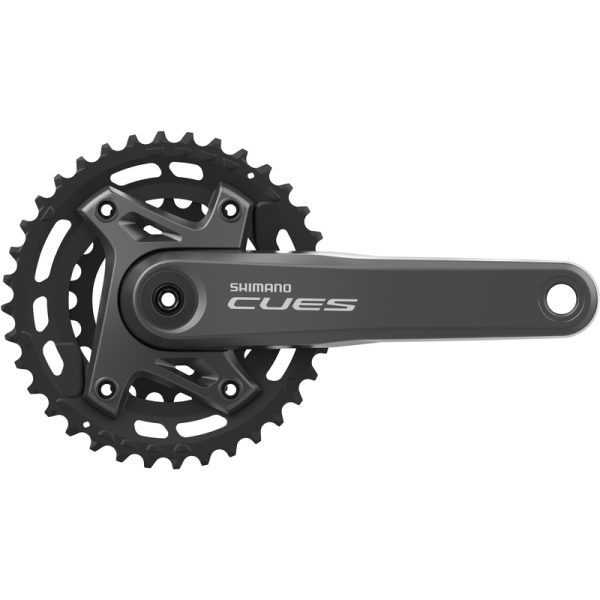 POGON SHIMANO, FC-U6000-2, CUES, FOR REAR 9/10/11-SPEED,2-PCS FC,175MM,36-22T W/O CG, W/O BB PARTS, IND.PACK