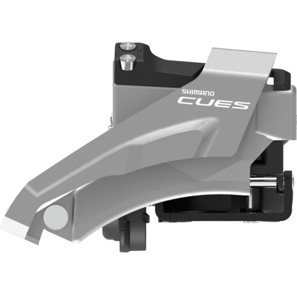 MJENJAČ PREDNJI SHIMANO, FD-U4000-L, CUES, FOR 2X9/10,LOW CLAMP, TOP-SWING, 34.9MM BAND(W/31.8 & 28.6MM ADAPTER), CS-ANGLE:64-69, FOR TOP GEAR:36T/40T, IND.PACK