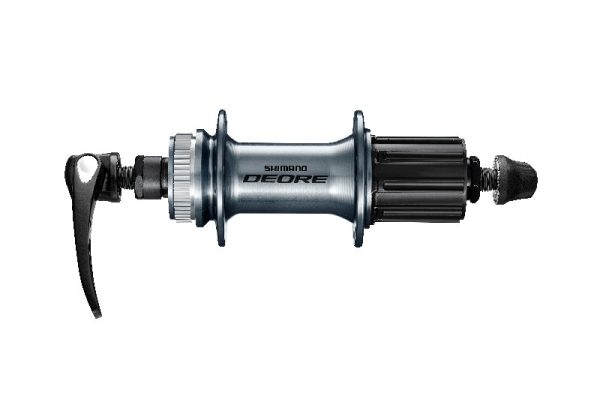 GLAVČINA ZADNJA SHIMANO DEORE FH-M6000, 32R, 8/9/10 BRZINA, OLD 135MM AXLE 146MM QR 173MM(CRN), ZA ROTOR CENTER LOCK(BEZ ZAKLJUČNOG PRSTENA), BEZ ROTOR MOUNT NAVLAKE, SREBRNA, IND.PACK