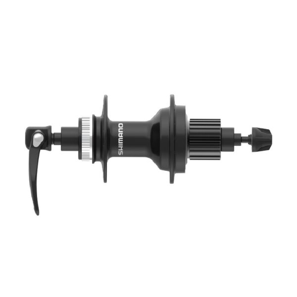 GLAVČINA ZADNJA SHIMANO, FH-MT401-B, CENTER LOCK DISC(W/O LOCK RING) 12-SPEED 32H OLD:141MM QR:178MM(BLACK), W/O ROTOR MOUNT COVER, BLACK, IND.PACK