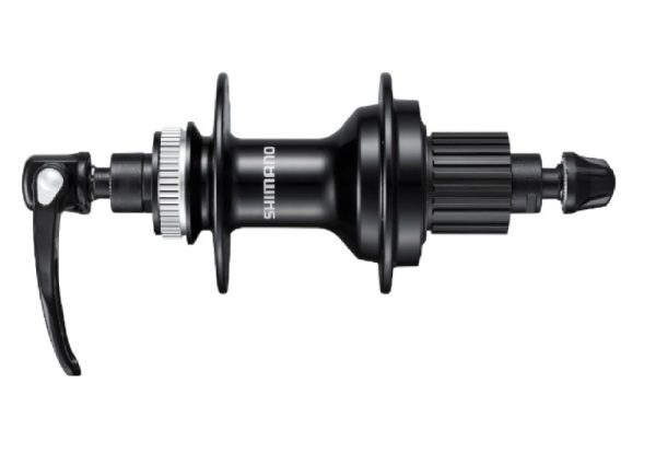 GLAVČINA ZADNJA SHIMANO FH-MT500, ZA ROTOR CENTER LOCK (BEZ ZAKLJUČNOG PRSTENA), 12 BRZINA, 36R OLD:135MM QR:166MM(CRN), BEZ ROTOR MOUNT NAVLAKE, CRNA, IND.PACK
