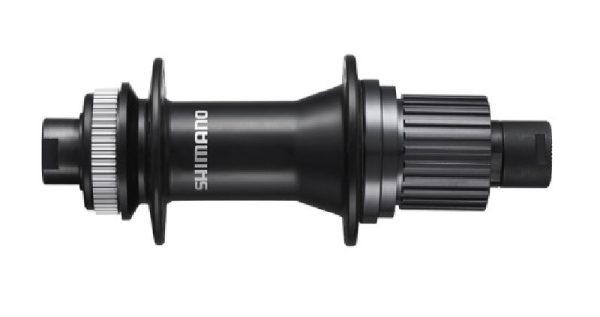 GLAVČINA ZADNJA SHIMANO FH-MT510-B, ZA ROTOR CENTER LOCK (BEZ ZAKLJUČNOG PRSTENA), 12 BRZINA ZA 12MM THRU TIP OSOVINE (BEZ OSOVINE), 32R OLD:148MM, BEZ ROTOR MOUNT NAVLAKE, CRNA, IND.PACK