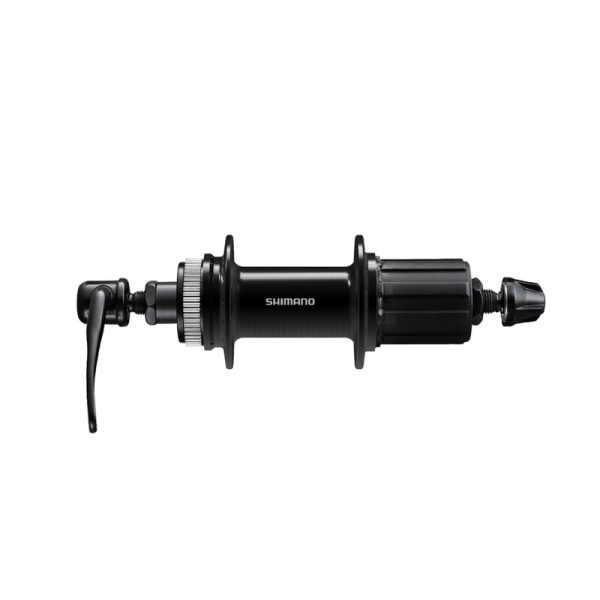 GLAVČINA ZADNJA SHIMANO, FH-QC400-HM, CENTER LOCK DISC(W/O LOCK RING) 36H OLD:135MM QR:173MM(BLACK), BLACK, W/ROTOR MOUNT COVER, IND.PACK