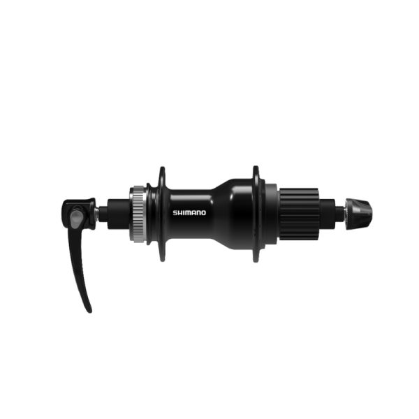 GLAVČINA ZADNJA SHIMANO, FH-QC500-MS-B, CENTER LOCK DISC(W/O LOCK RING) 12-SPEED 32H OLD:141MM QR:178MM(BLACK), BLACK, IND.PACK
