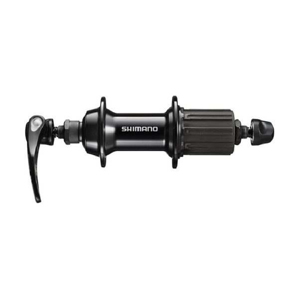GLAVČINA ZADNJA SHIMANO,, FH-RS400, 10/11-SPEED 28H OLD:130MM AXLE:141MM, QR:163MM, BLACK, IND.PACK