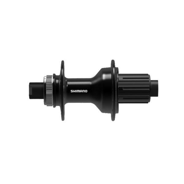 GLAVČINA ZADNJA SHIMANO, FH-TC600-HM-B, CENTER LOCK DISC(W/O LOCK RING) 8/9/10 SPEED,MTB 11-SPEED FOR 12MM THRU TYPE AXLE(W/O AXLE), 36H OLD:148MM,BLACK, IND.PACK