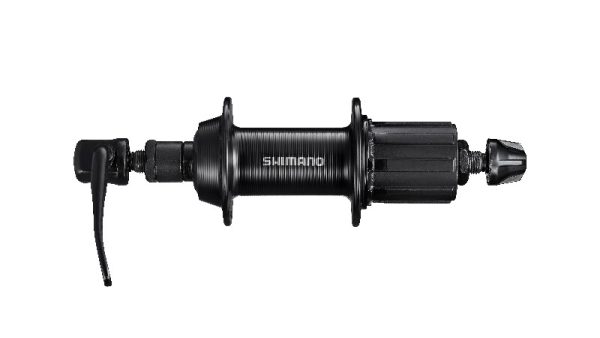 GLAVČINA ZADNJA SHIMANO TOURNEY FH-TX5008-QR, 8/9 BRZINA, 32R, OLD 135MM, AXLE 146MM, QR 170MM CRNA, CRNA, IND.PACK