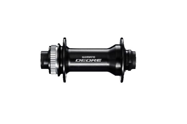 GLAVČINA PREDNJA SHIMANO DEORE HB-M6010-B, ZA ROTOR CENTER LOCK 32R OLD:110MM, ZA 15MM THRU TIP OSOVINE (BEZ OSOVINE), BEZ ROTOR MOUNT NAVLAKE SA ZAKLJUČNIM PRSTENOM IND.PACK