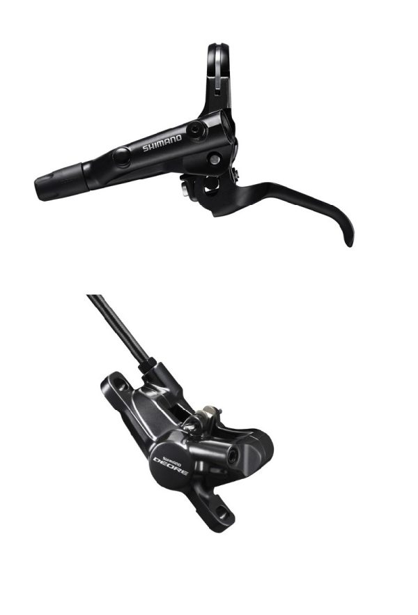 KOČNICA DISK SASTAVLJENA/J-KIT SHIMANO DEORE BL-M6000(L), BR-M6000(F), CRNA, BEZ ADAPTERA, RESIN PLOČICE (BEZ HLADNJAKA), 1000M BUŽIR (SM-BH90-SS CRN), UKLJ. INSERT, IND.PACK