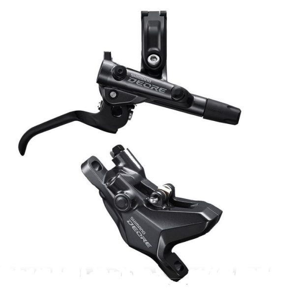 KOČNICA DISK SASTAVLJENA SHIMANO/J-KIT, DEORE, BL-M6100(R), BR-M6100(R), BEZ ADAPTERA, METALNE PLOČICE (BEZ HLADNJAKA), 1700MM BUŽIR (SM-BH90-SS CRN), UKLJ. CONNECTER INSERT, IND.PACK