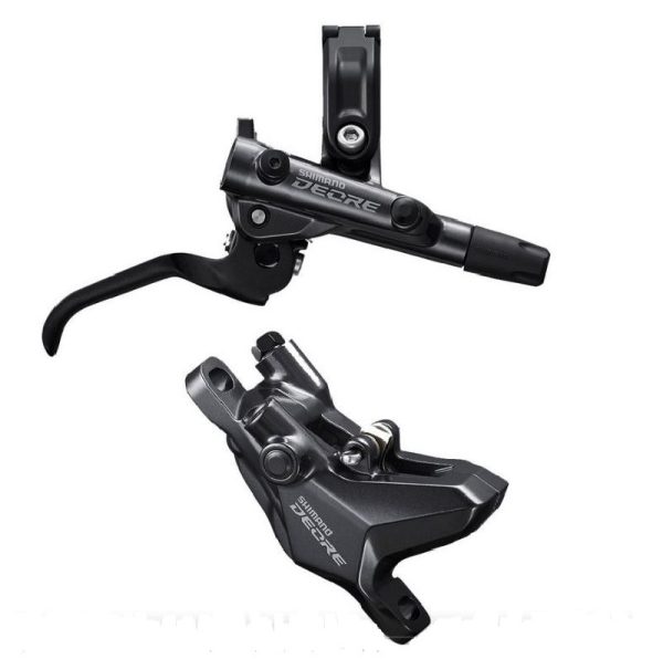 KOČNICA DISK SASTAVLJENA SHIMANO/J-kit, DEORE, BL-M6100(R), BR-M6100(R), W/O ADAPTER, RESIN PAD(W/O FIN), 1700MM HOSE(SM-BH90-SS BLACK), W/CONNECTER INSERT, IND.PACK