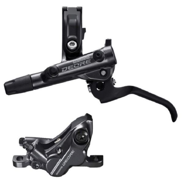 KOČNICA DISK SASTAVLJENA SHIMANO/J-KIT, DEORE, BL-M6100(L), BR-M6120(F), BEZ ADAPTERA, METALNE PLOČICE (BEZ HLADNJAKA), 1000MM BUŽIR (SM-BH90-SS CRN), UKLJ. CONNECTER INSERT, IND.PACK