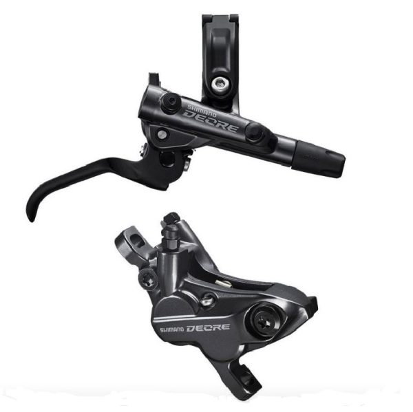 KOČNICA DISK SASTAVLJENA SHIMANO/J-kit, DEORE, BL-M6100(R), BR-M6120(R), W/O ADAPTER, RESIN PAD(W/O FIN), 1700MM HOSE(SM-BH90-SS BLACK), W/CONNECTER INSERT, IND.PACK