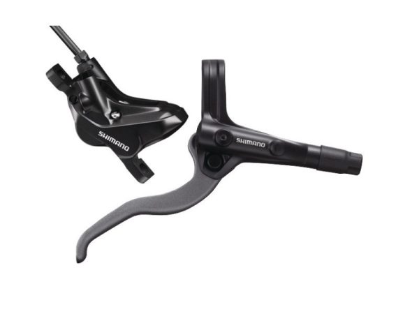 KOČNICA DISK SASTAVLJENA SHIMANO BL-MT401(R),BR-M420(R), SREBRNA POLUGA, BEZ ADAPTERA, RESIN PLOČICE (BEZ HLADNJAKA), UKLJ. OLIVU I INSERT, 1700MM BUŽIR(BH90-SS CRN), IND.PACK
