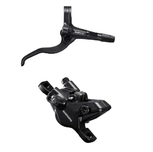 KOČNICA DISK SASTAVLJENA SHIMANO/J-KIT, BL-MT401(R), BR-MT410(R), CRNA (CRNA RUČICA), BEZ ADAPTERA, RESIN PLOČICE (BEZ HLADNJAKA),1700MM (SMBH59SS CRN),UKLJ. CONNECTER INSERT,IND.PACK