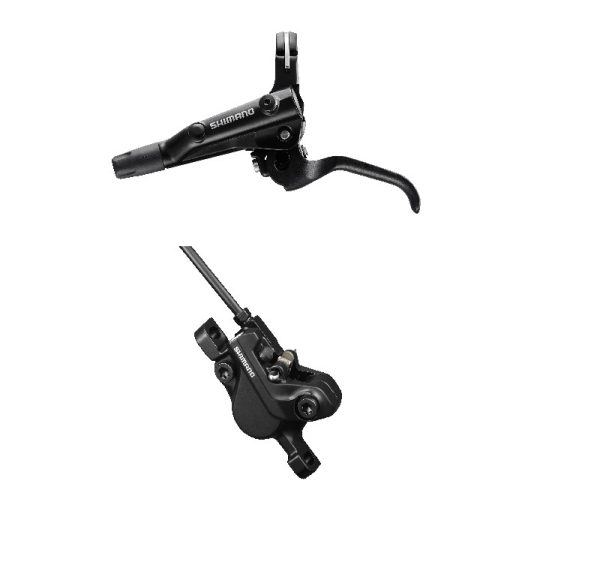 KOČNICA DISK SASTAVLJENA SHIMANO DEORE BL-MT500(L) BR-MT500(F), ZA POST MOUNT, RESIN PLOČICE (BEZ HLADNJAKA), BUŽIR SM-BH59-SS 1000MM CRN, UKLJ. OLIVU I INSERT, CRN, IND.PACK