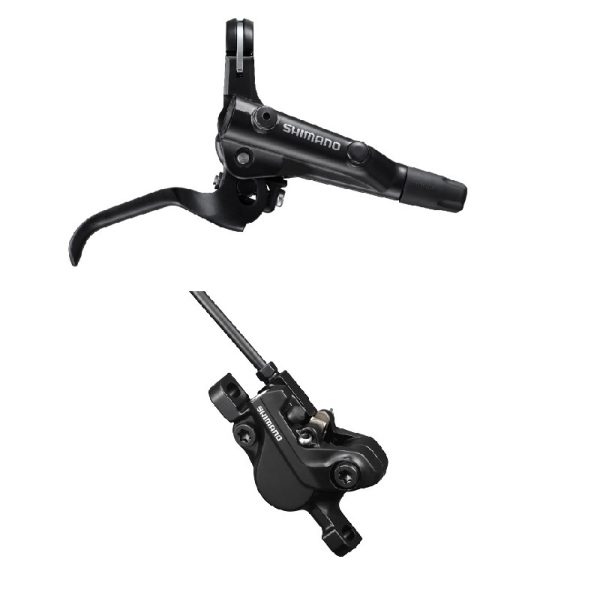 KOČNICA DISK SASTAVLJENA SHIMANO BL-MT501(R), BR-MT500(R), CRN, BEZ ADAPTERA, RESIN PLOČICE(BEZ HLADNJAKA), UKLJ. OLIVU I INSERT, 1700MM BUŽIR(BH59-SS CRN), IND.PACK