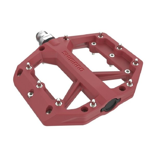 PEDALE SHIMANO PD-GR400, BEZ REFLEKTORA, CRVENE, IND.PACK