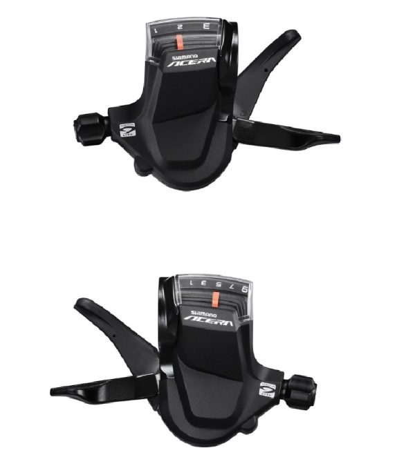 RUČICA MJENJAČA SHIMANO ACERA SET SL-M3000, DESNA I LIJEVA 3X9-BRZINA, UKLJ. CBL(2050X1800MM INNER/600X600X300MM SP41 CRN BUŽIR), SA O.G.D. IND.PACK