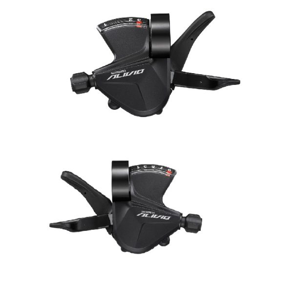 RUČICA MJENJAČA SHIMANO ALIVIO SL-M3100, R&L 3X9-SPEED, W/ OGD, W/CBL(2050X 1800MM INNER/600X600X300MM:SP41 BLACK OUTER), IND.PACK