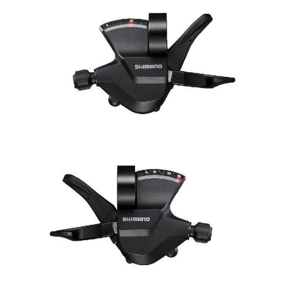 RUČICA MJENJAČA SHIMANO SL-M315, DESNA I LIJEVA 2X8 BRZINA UKLJ. INDIKATOR BRZINA, W/CBL(2050X 1800MM STAINLESS INNER/ 600X600X300MM:SP41), IND.PACK