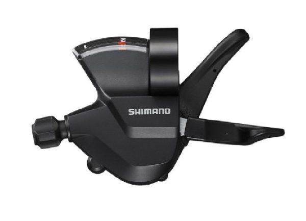 RUČICA MJENJAČA SHIMANO SL-M315-2L, LIJEVA, 2 BRZINE RAPIDFIRE PLUS 1800MM STAINLESS INNER, UKLJ. INDIKATOR BRZINA, IND.PACK
