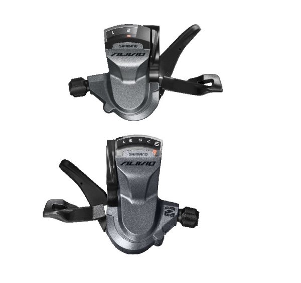 RUČICA MJENJAČA SHIMANO ALIVIO SET SL-M4000R/SL-M4010L, DESNA I LIJEVA 2X9 BRZINA, UKLJ. CBL(2050X1800MMSTAINLESS INNER/600X600X300MM SP41 CRN BUŽIR), SA O.G.D., IND.PACK