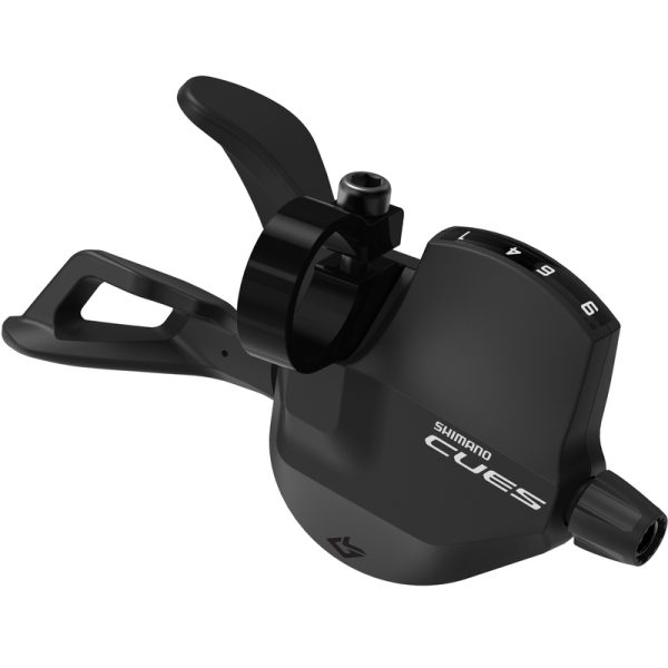 RUČICA MJENJAČA SHIMANO, SL-U4010-9R, CUES, RIGHT, 9-SPEED RAPIDFIRE PLUS 2050MM INNER, W/ OPTICAL GEAR DISPLAY, W/OTSP41 BLACK OUTER 600X300MM, IND.PACK
