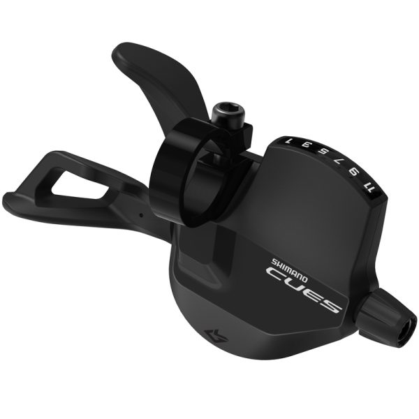 RUČICA MJENJAČA SHIMANO, SL-U6000-11R, CUES, RIGHT, 11-SPEED RAPIDFIRE PLUS 2050MM INNER, W/ OPTICAL GEAR DISPLAY, W/OTSP41 BLACK OUTER 600X300MM, IND.PACK
