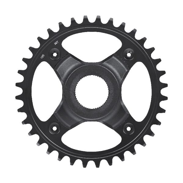 LANČANIK POGONA SHIMANO SM-CRE70-12-B, 36Z BEZ ŠTITNIKA, ZA CHAIN LINE 53MM, CRN, IND.PACK
