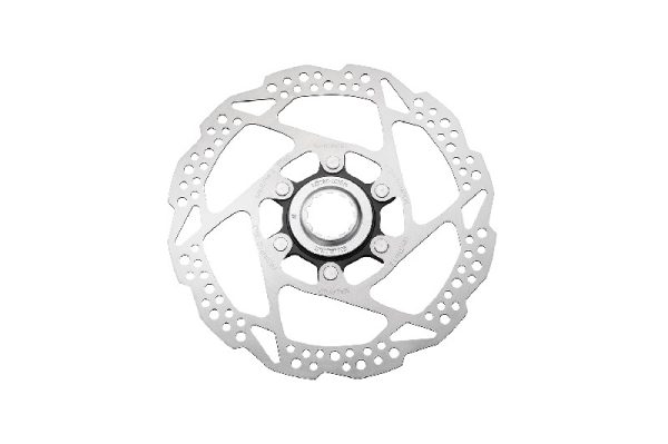 ROTOR ZA DISK ZAVORO SHIMANO SM-RT54-S 160MM, W/LOCK RING(INTERNAL SERRATION, BLACK), FOR RESIN PAD ONLY, IND.PACK