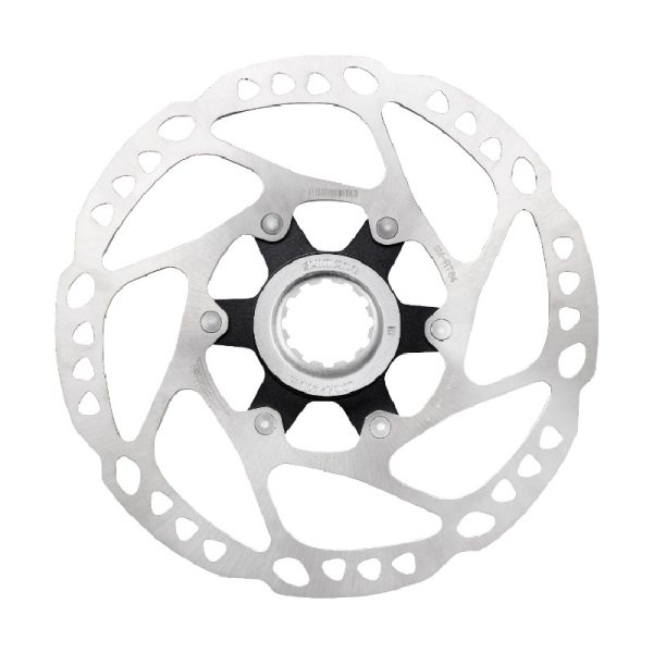 ROTOR ZA DISK KOČNICU SHIMANO DEORE SM-RT64, M 180MM, UKL. ZAKLJUČNI PRSTEN (UNUTARNJA SERACIJA, CRNA), IND.PACK