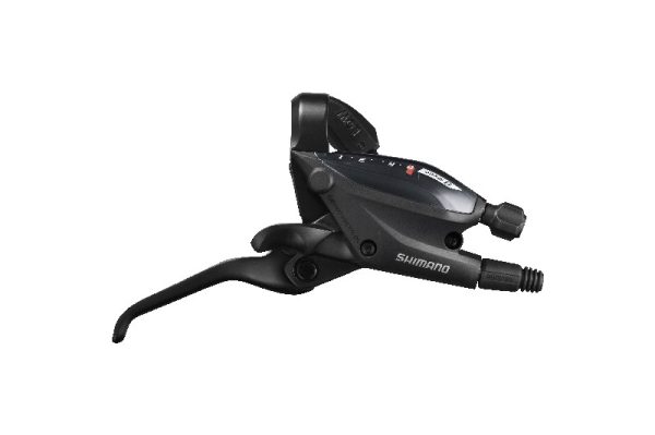 RUČICA KOČNICE/MJENJAČA SHIMANO ST-EF505-8R, DESNA 8 BRZINA 2050MM INNER, EZ-FIRE PLUS, 3-PRSTA ZA DISK KOČNICE, CRNA, IND.PACK